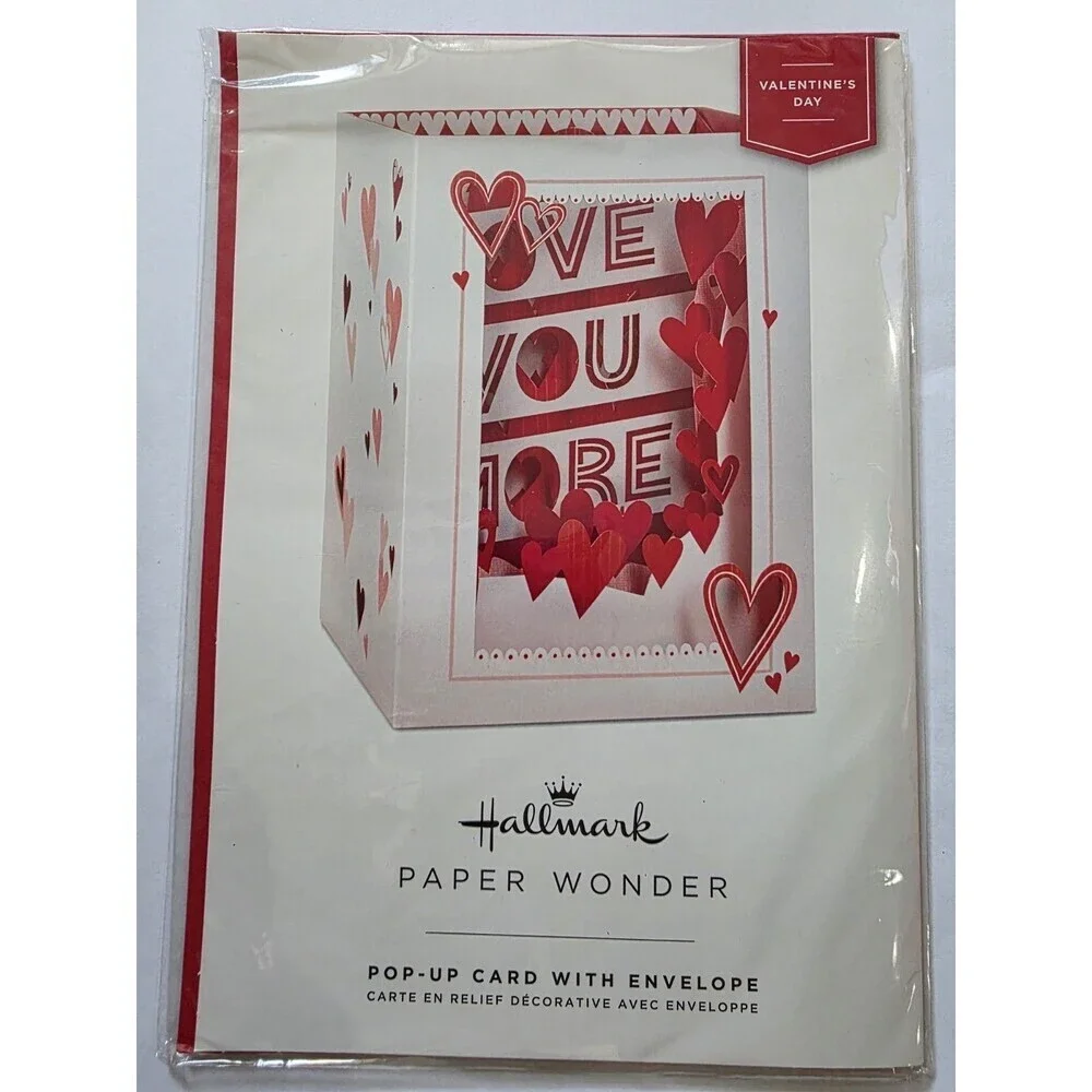 Hallmark Paper Wonder Pop Up Card Valentine's Lot